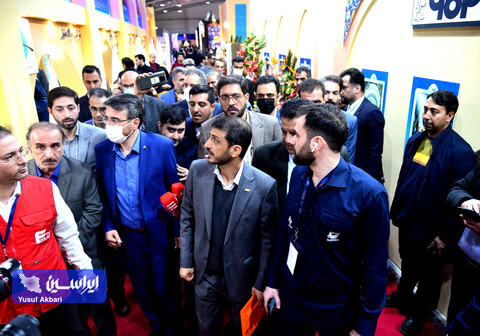 بازدید مدیرعامل فولاد مبارکه از مجموعه غرفه‌های این شرکت در ایران متافو 2022