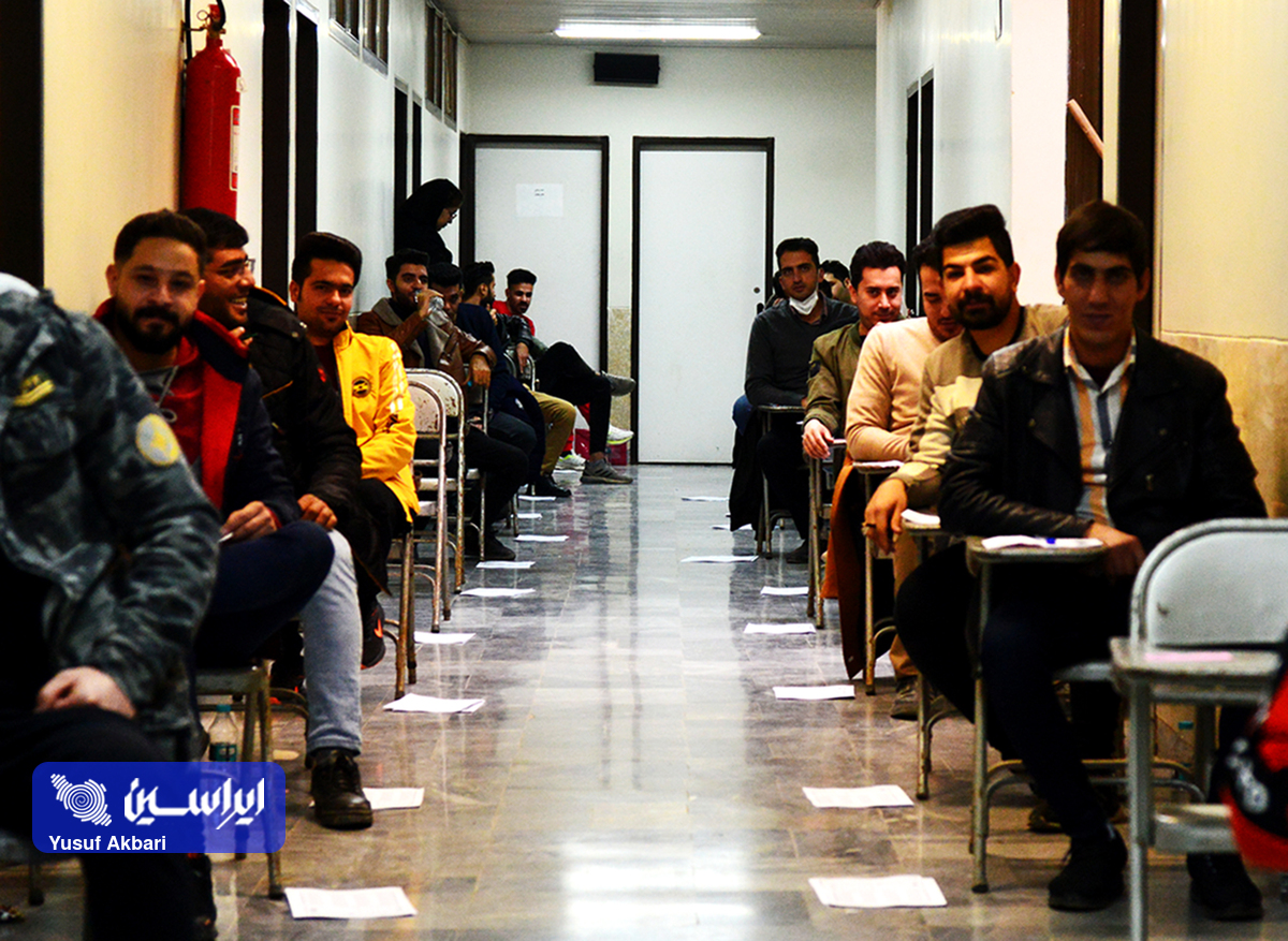 دومین روز آزمون استخدامی شرکت فولاد مبارکه از دریچه دوربین ایراسین