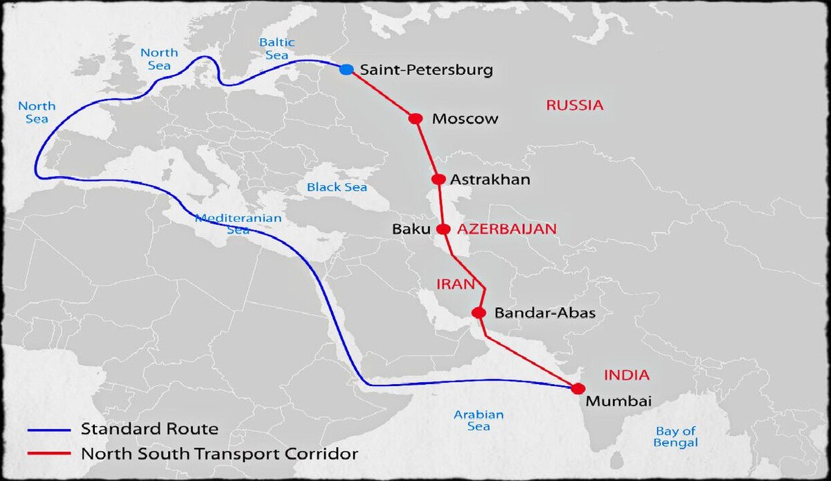 روسیه و ایران در حال ایجاد یک مسیر تجاری جدید بین قاره‌ای+ جزئیات و عکس