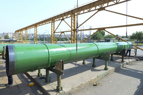 زنجیره تولید لوله‌های درزجوش در آتیه‌فولاد تکمیل شد