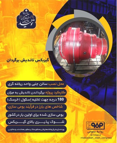 دستاوردهای بومی سازی فولاد مبارکه به روایت تصویر1