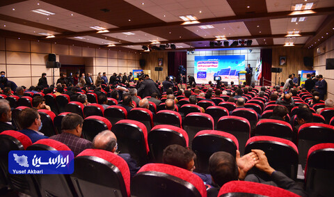 آیین شروع عملیات احداث بزرگترین نیروگاه خورشیدی کشور