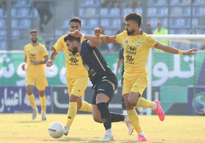 خلاصه بازی نساجی – سپاهان/ گل ۳ امتیازی نورافکن