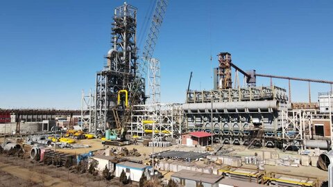 صادرات نخستین محموله آهن اسفنجی به میزان ۳۵۰۰ تن / پیشرفت فیزیکی فاز ۲ فولاد بافت به ۸۳ درصد رسید