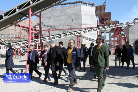 آیین افتتاح واحد خردایش۲ و کلنگ‌زنی کارخانه کنسانتره شرکت راهبران فولاد اصفهان