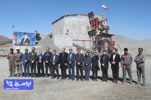 آیین افتتاح واحد خردایش۲ و کلنگ‌زنی کارخانه کنسانتره شرکت راهبران فولاد اصفهان