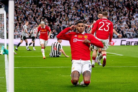 خلاصه بازی منچستریونایتد – نیوکاسل/ جام تازه برای شیاطین‌سرخ