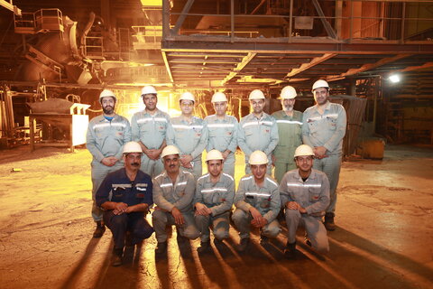 تحول در انتقال سرباره کوره قوس الکتریکی شماره ۶ ناحیه فولادسازی و ریخته‌گری مداوم