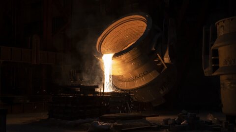 نخستین عملیات ذوب در فولادسفیددشت با موفقیت انجام شد