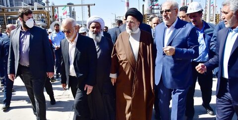 بخش اول فاز ۲ پالایشگاه آبادان توسط رئیس جمهور به بهره برداری رسید