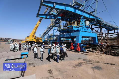 بازدید مدیرعامل فولاد مبارکه از روند اجرای طرح‌های توسعه در این شرکت