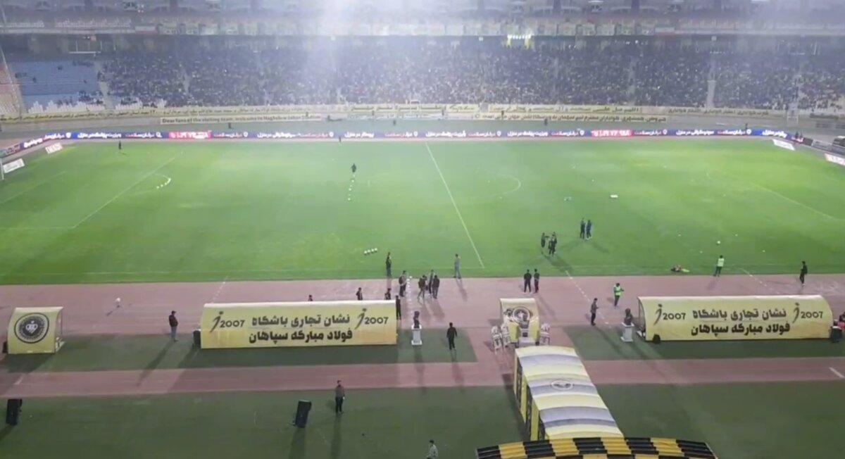 جو ورزشگاه نقش جهان پیش از دیدار حساس سپاهان – مس رفسنجان