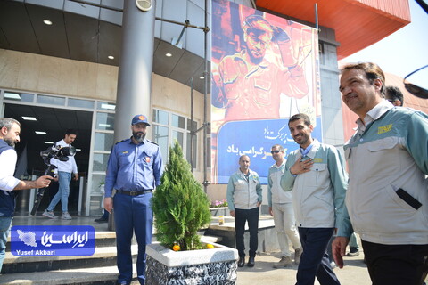 بازدید مدیرعامل فولاد مبارکه از مجتمع فولاد سبا