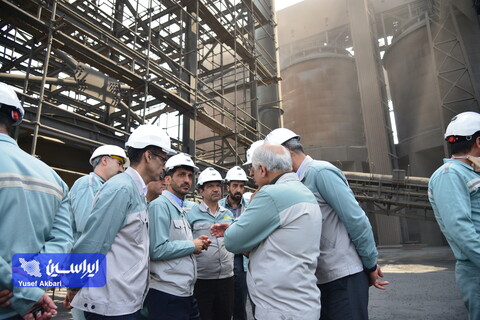 بازدید مدیرعامل فولاد مبارکه از مجتمع فولاد سبا و افتتاح سالن ورزشی و سالن آمفی تئاتر در این مجموعه