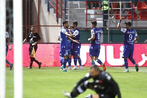 خلاصه بازی مس رفسنجان – استقلال/ کامبک بی‌فایده آبی‌ها