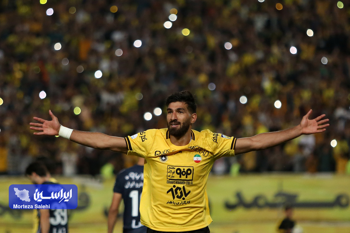 خلاصه بازی سپاهان – پیکان/ طلایی‌ها از روی پیکان رد شدند!