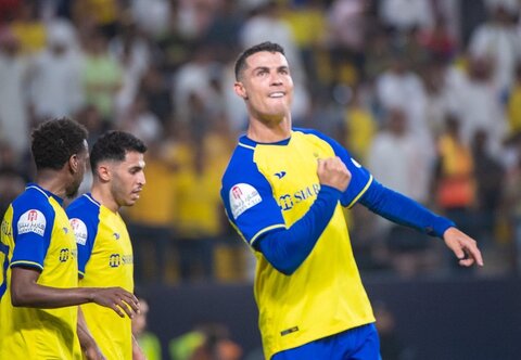 گل تماشایی و سجده شکر کریستیانو رونالدو!