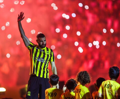 مراسم معارفه کریم بنزما به عنوان بازیکن جدید الاتحاد عربستان