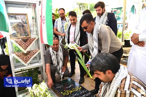 تجدید میثاق جمعی از کارکنان گروه فولاد مبارکه با آرمان‌های شهید سپهبد حاج قاسم سلیمانی