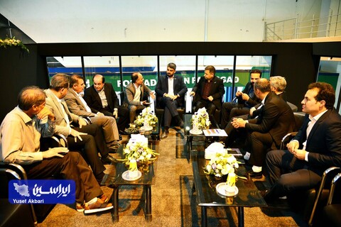 غرفه گروه فولاد مبارکه در دومین روز از هفتمین نمایشگاه بین‌المللی معدن، صنایع معدنی و تجهیزات وابسته کرمان