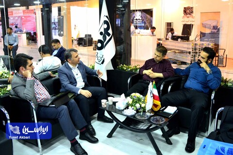 غرفه گروه فولاد مبارکه در سومین روز از هفتمین نمایشگاه بین‌المللی معدن، صنایع معدنی و تجهیزات وابسته کرمان