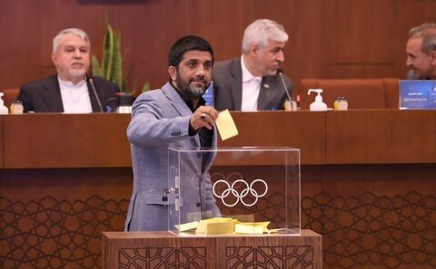 علیرضا دبیر رئیس فدراسیون کشتی ماند