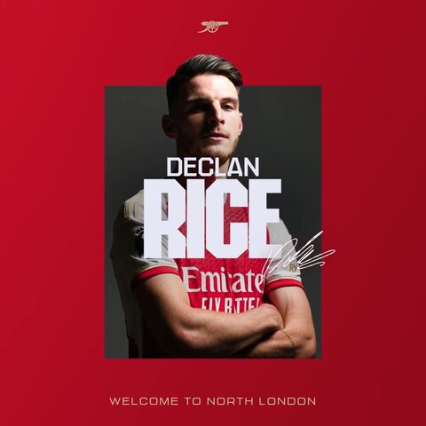 رایس رسماً به آرسنال پیوست