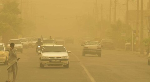 خیزش گردوخاک در نوار شرقی کشور