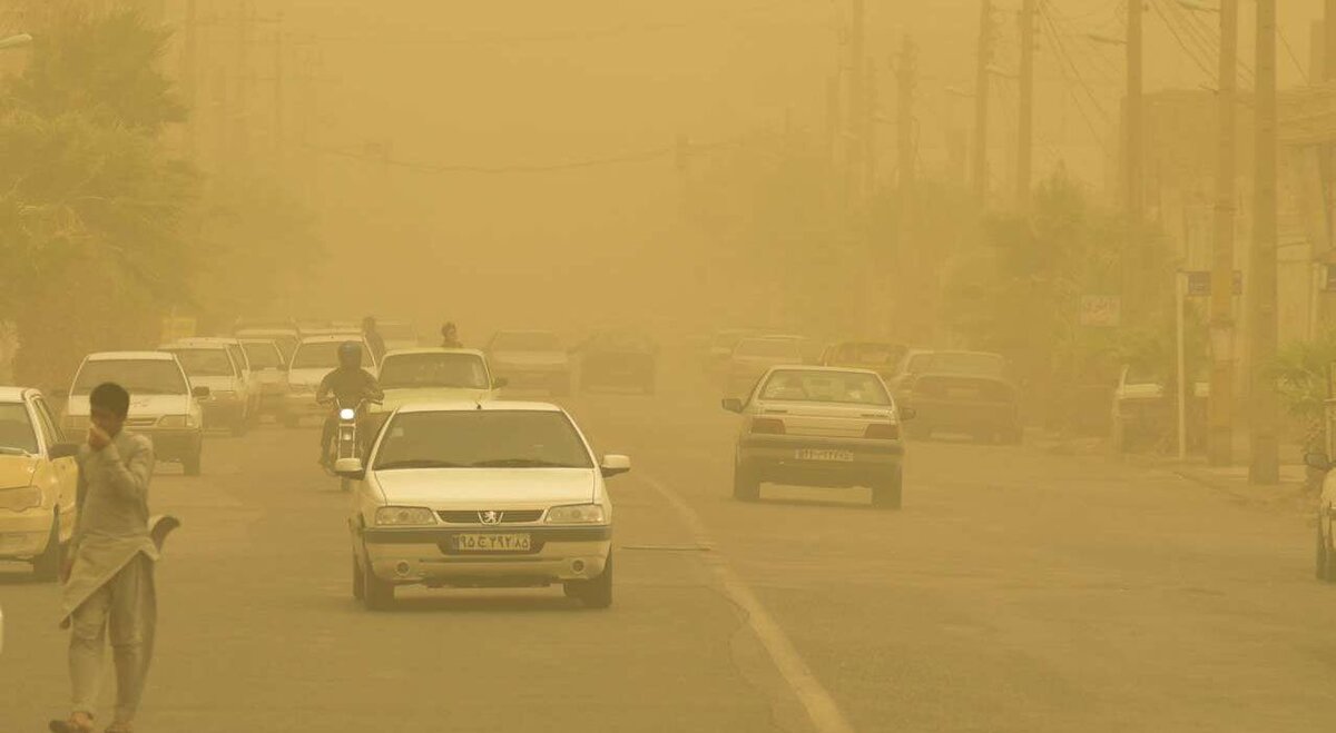 خیزش گردوخاک در نوار شرقی کشور