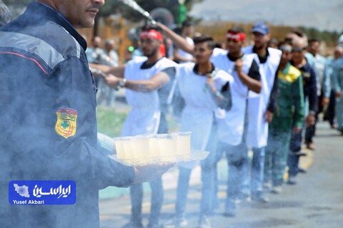 مراسم عزاداری حضرت اباعبدالله الحسین علیه السلام  در مجتمع فولاد سبا