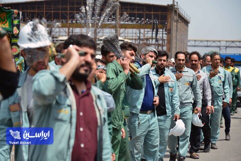 مراسم عزاداری حضرت اباعبدالله الحسین علیه السلام  در مجتمع فولاد سبا