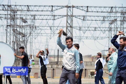 مراسم عزاداری حضرت اباعبدالله الحسین علیه السلام  در مجتمع فولاد سبا