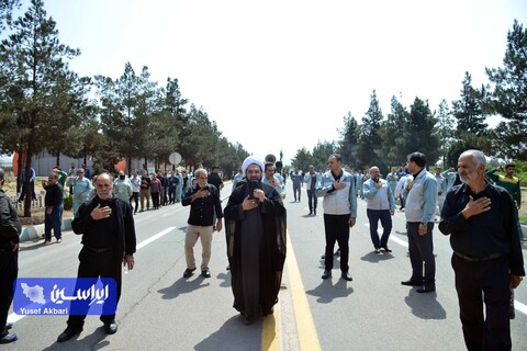 مراسم عزاداری حضرت اباعبدالله الحسین علیه السلام  در مجتمع فولاد سبا