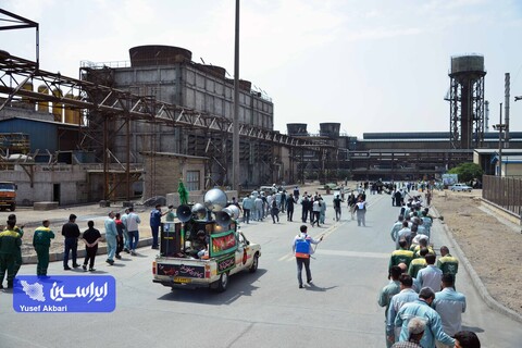 مراسم عزاداری حضرت اباعبدالله الحسین علیه السلام  در مجتمع فولاد سبا