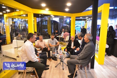 غرفه گروه فولاد مبارکه در دومین روز از نمایشگاه بین‌المللی قطعات، لوازم و مجموعه‌های خودرو