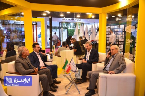 غرفه گروه فولاد مبارکه در دومین روز از نمایشگاه بین‌المللی قطعات، لوازم و مجموعه‌های خودرو