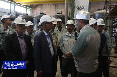 بازدید معاون وزیر صمت از فولاد مبارکه