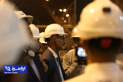 بازدید معاون وزیر صمت از فولاد مبارکه