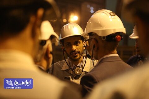 بازدید معاون وزیر صمت از فولاد مبارکه