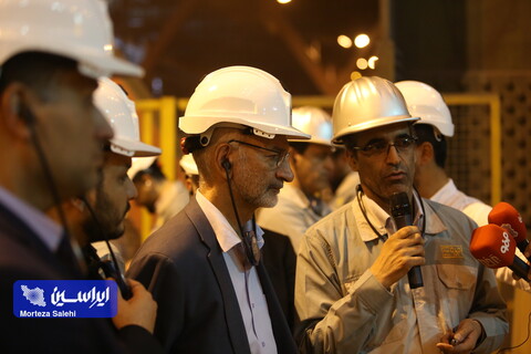 بازدید معاون وزیر صمت از فولاد مبارکه