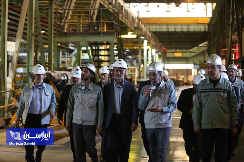 بازدید معاون وزیر صمت از فولاد مبارکه