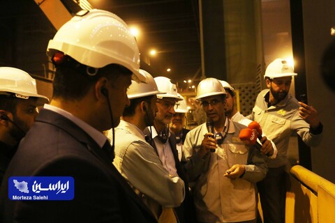 بازدید معاون وزیر صمت از فولاد مبارکه