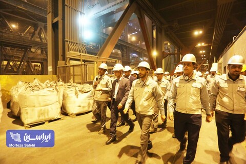 بازدید معاون وزیر صمت از فولاد مبارکه