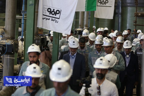 بازدید معاون وزیر صمت از فولاد مبارکه