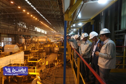 بازدید معاون وزیر صمت از فولاد مبارکه