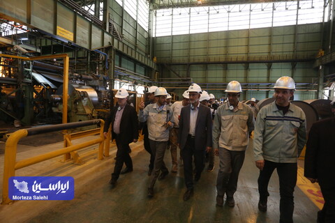بازدید معاون وزیر صمت از فولاد مبارکه