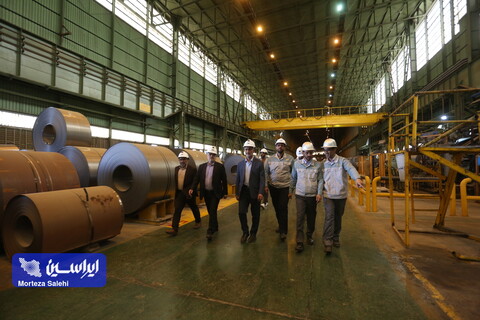 بازدید معاون وزیر صمت از فولاد مبارکه