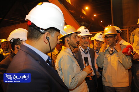 بازدید معاون وزیر صمت از فولاد مبارکه