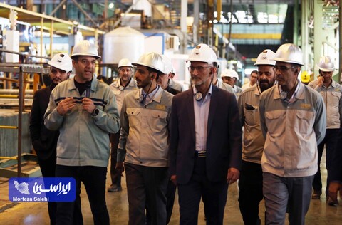 بازدید معاون وزیر صمت از فولاد مبارکه