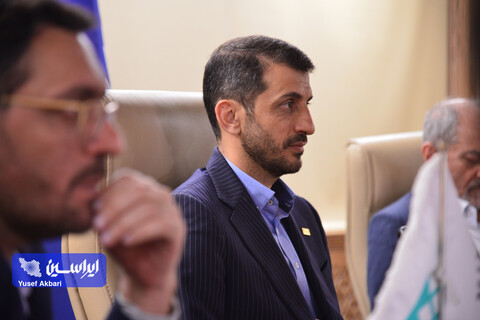 جلسه پرسش و پاسخ مدیرعامل فولاد مبارکه در جمع خبرنگاران حاضر در نمایشگاه متالکس